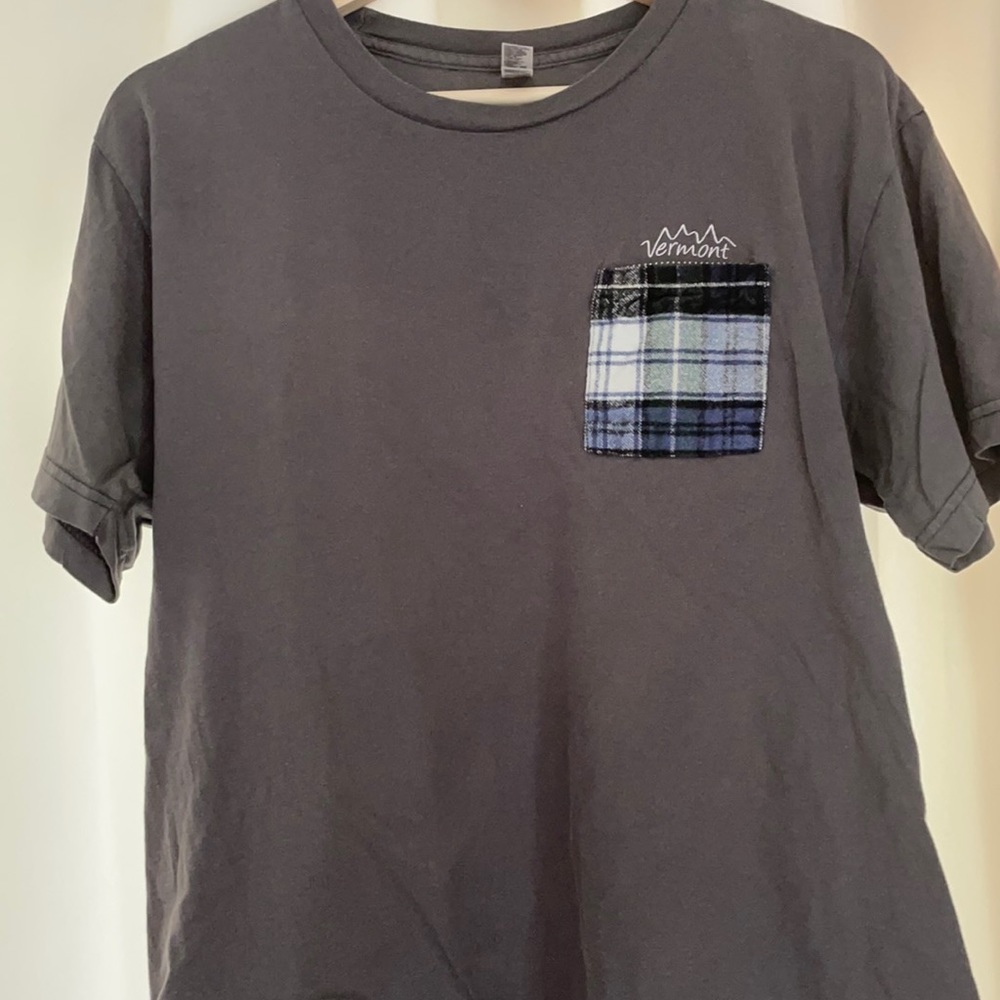 Size L but fits like M. comfy Vermont Flannel Co.